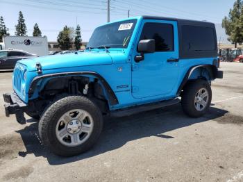  Salvage Jeep Wrangler