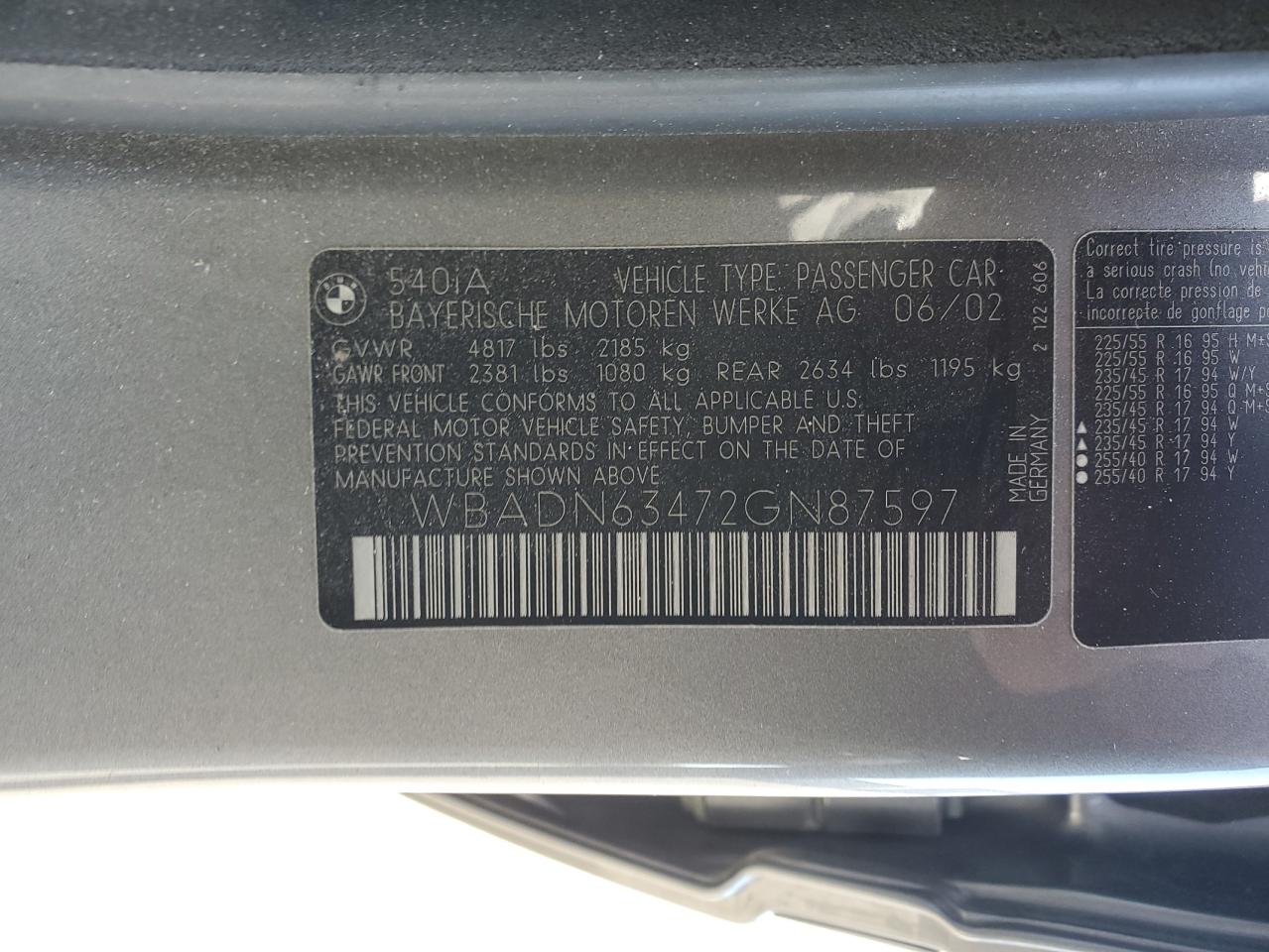 BMW 5 Series I Automatic Image 11