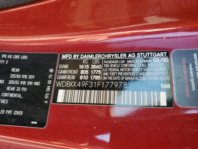 Merz Slk-class 230 Kompressor Image 2