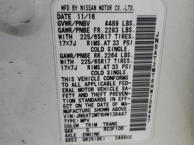 Nissan Rogue S Image 7