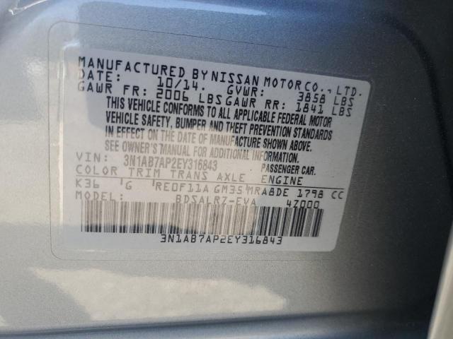 Nissan Sentra S Image 8