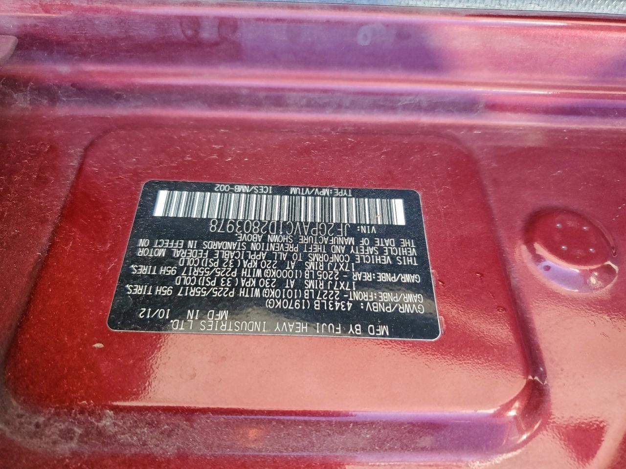 Subaru Xv 2.0 Premium Image 8