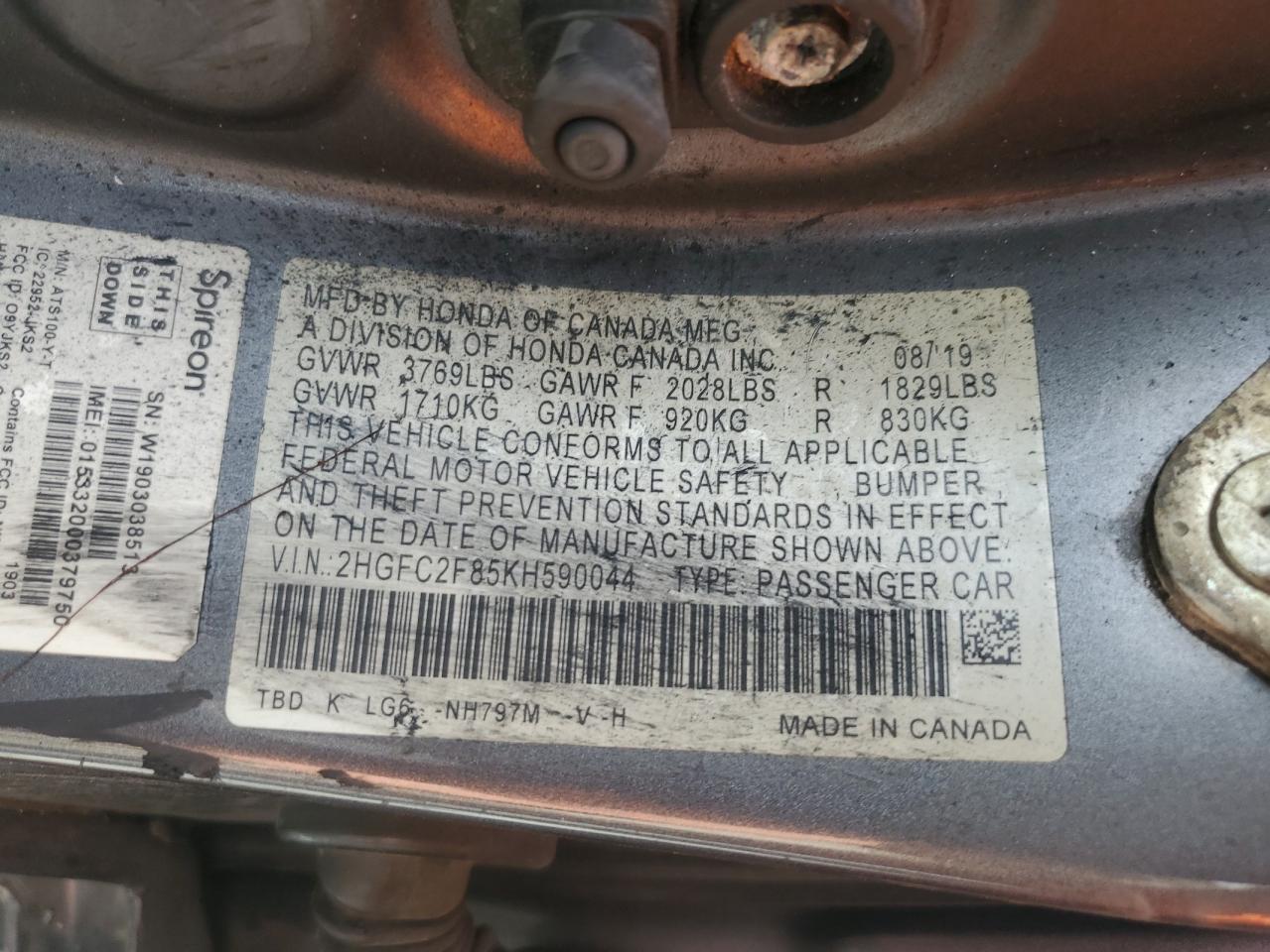 Honda Civic Sport Image 12