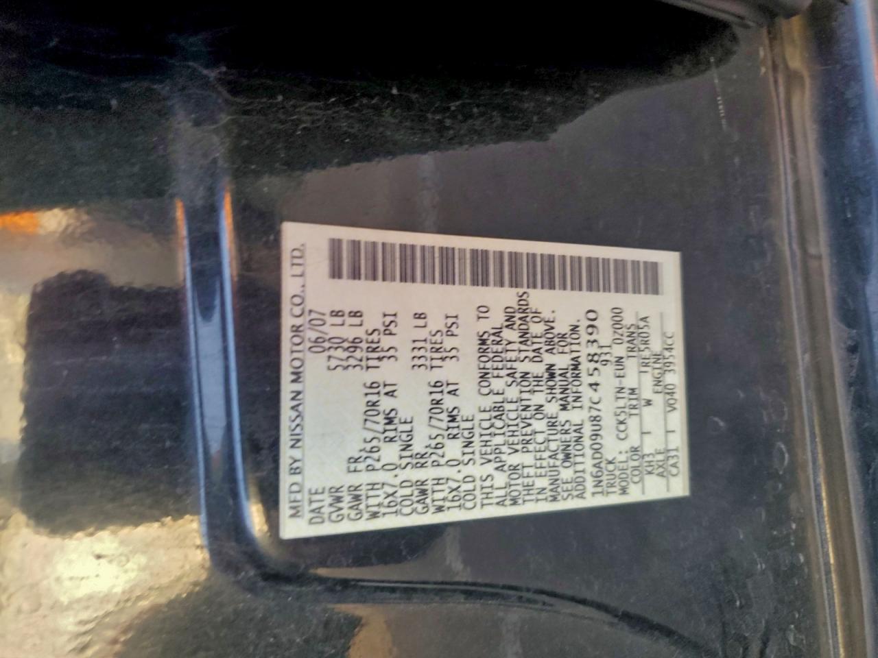 Nissan Frontier Crew Cab Le Image 11