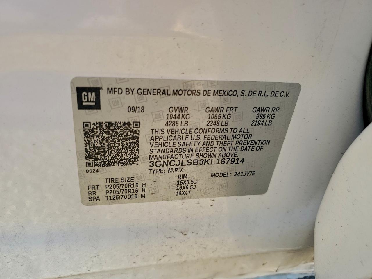 Chevrolet Trax 1lt Image 12