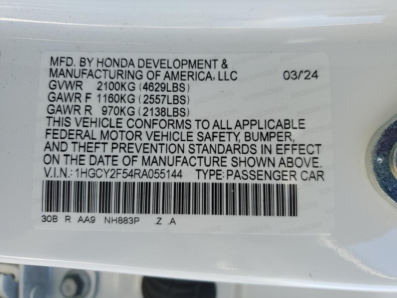 Honda Accord Hybrid Sport Image 10