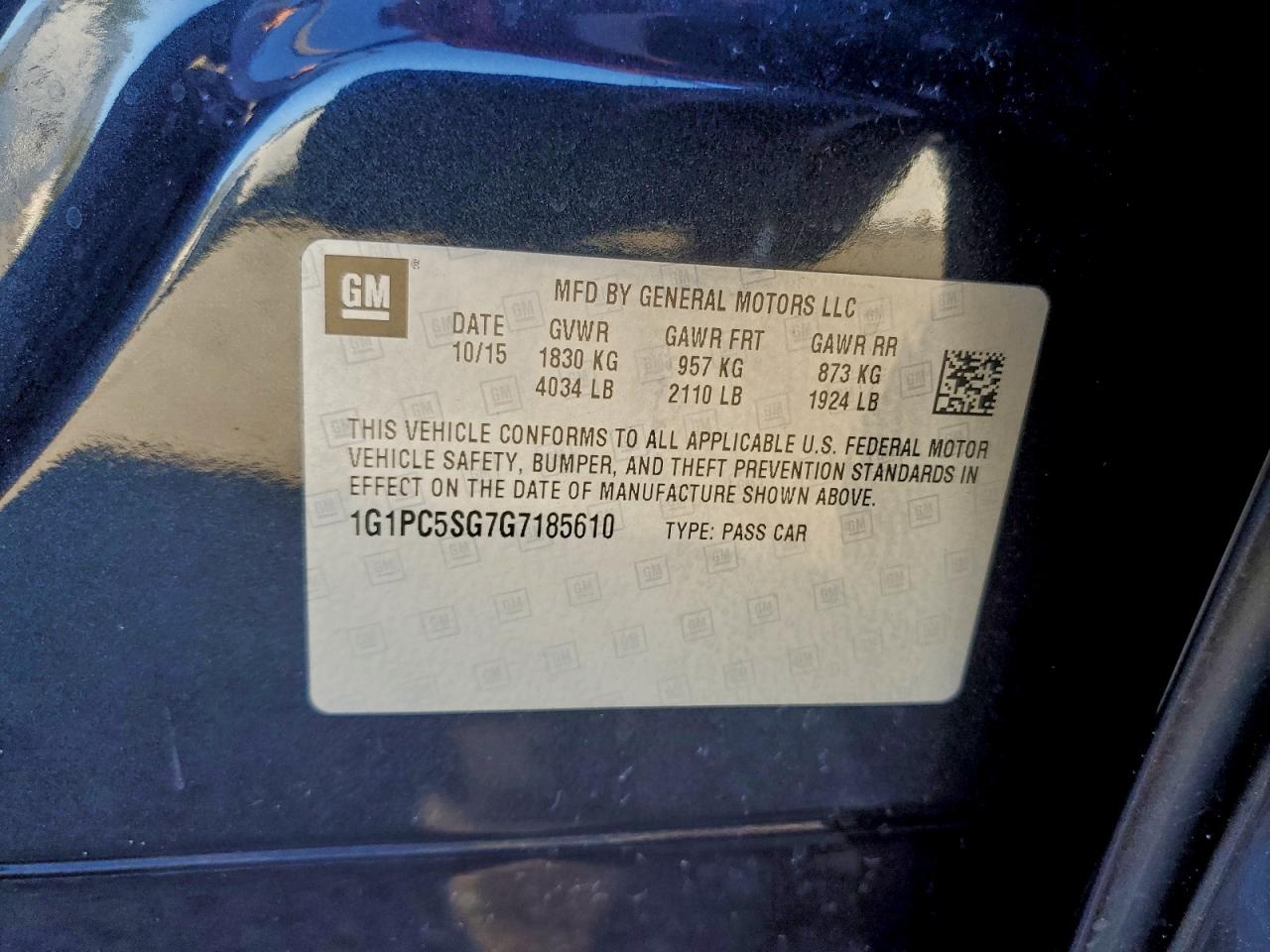 Chevrolet Cruze Ls Image 10