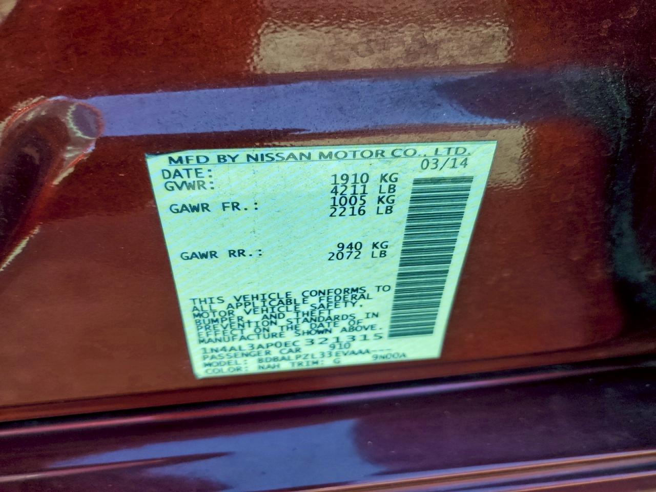 Nissan Altima 2.5 Image 8