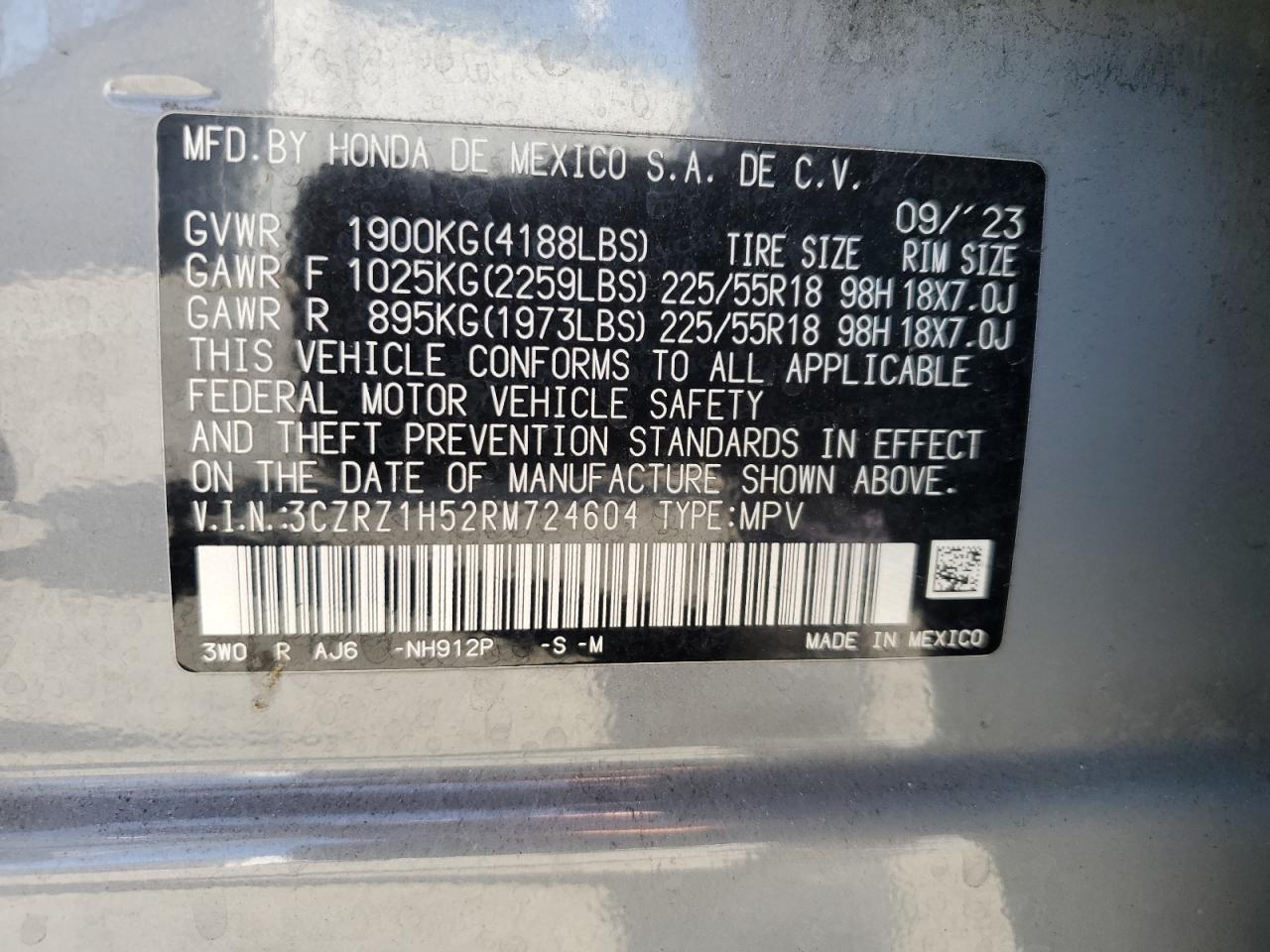 Honda HR-V Sport Image 6