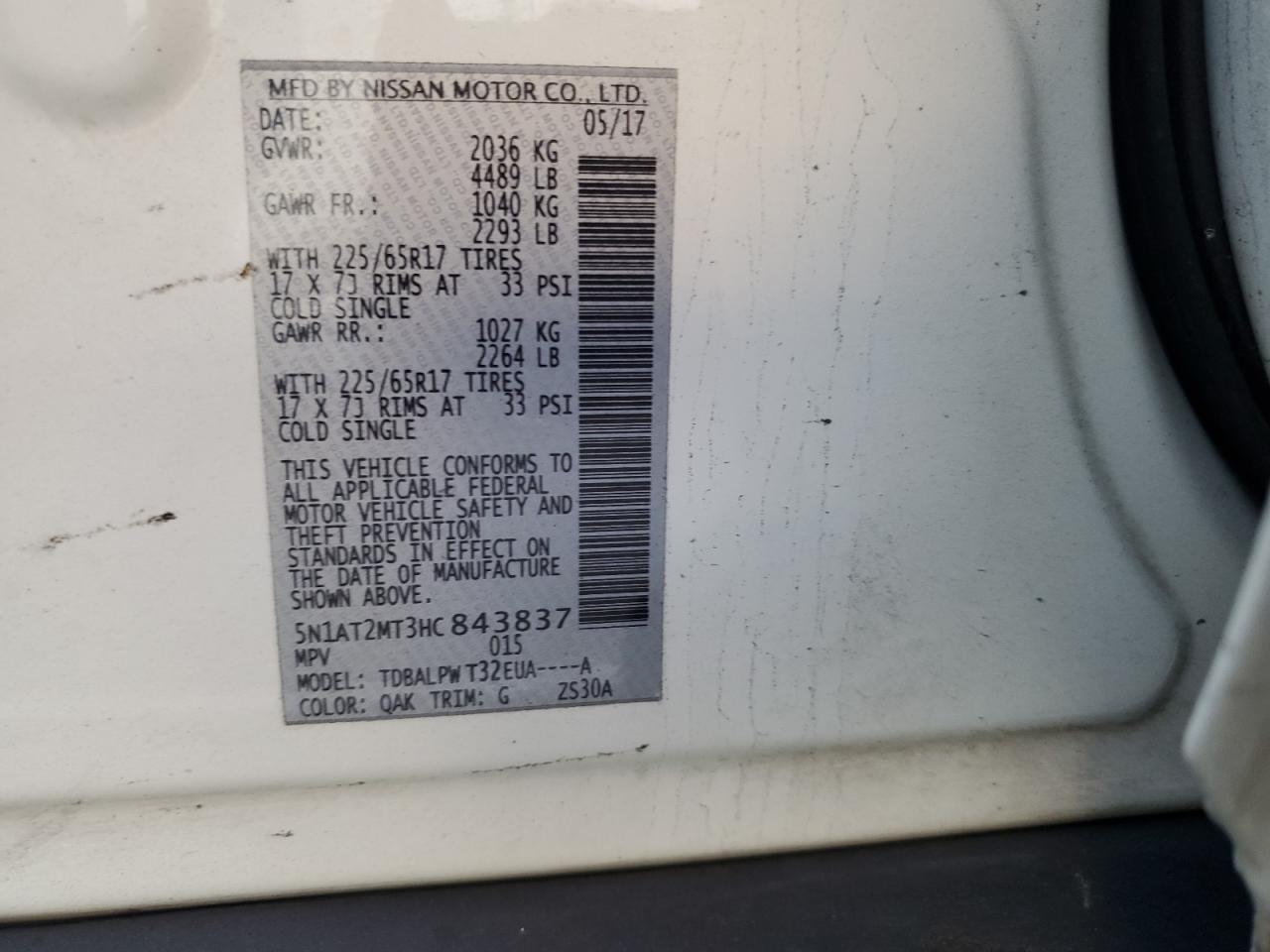 Nissan Rogue S Image 10