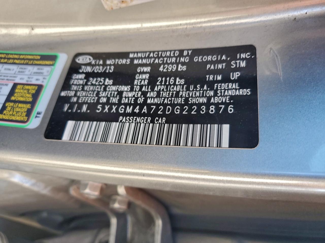 Kia Optima Lx Image 5