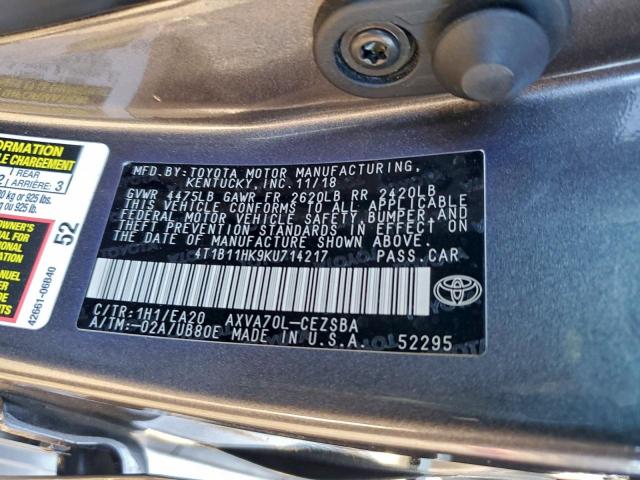 Toyota Camry L Image 5