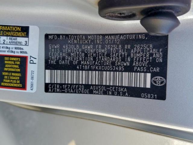 Toyota Camry Base Image 4