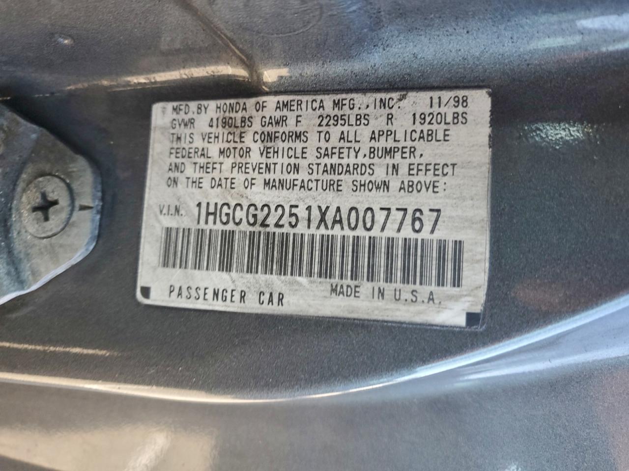 Honda Accord Ex Image 8