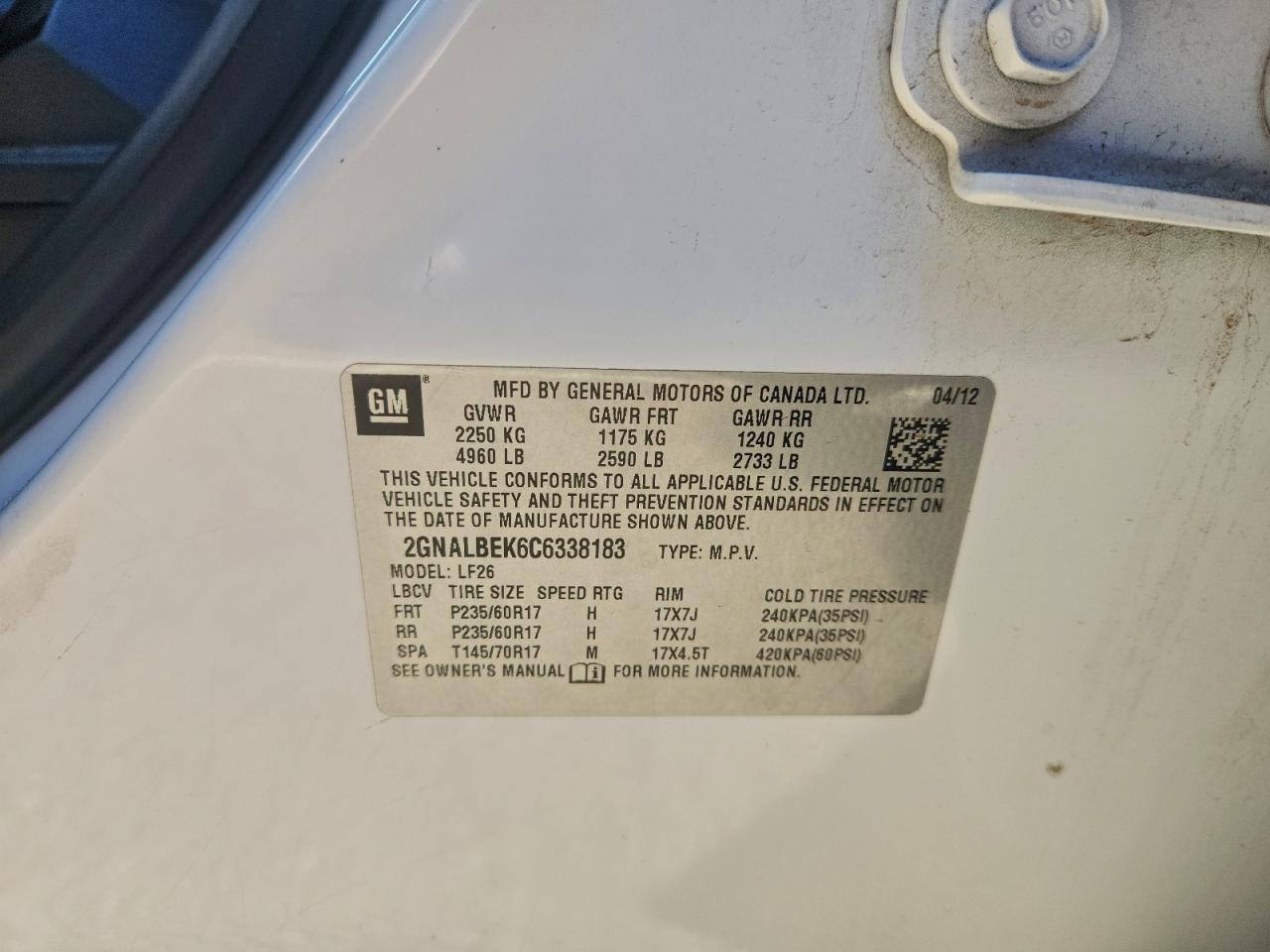 Chevrolet Equinox Ls Image 10