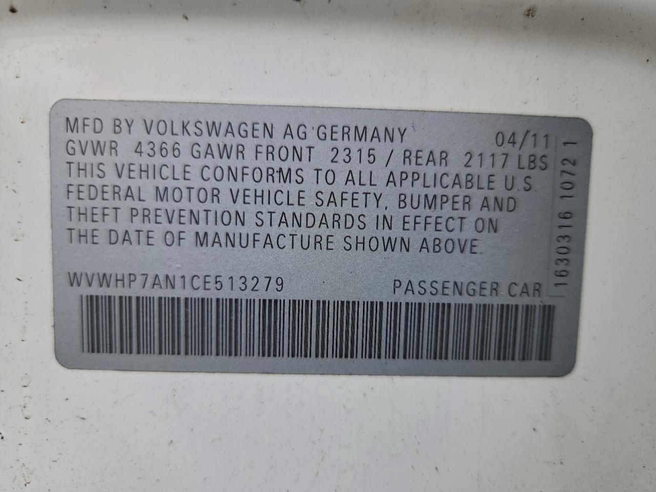 Volkswagen CC Luxury Image 4