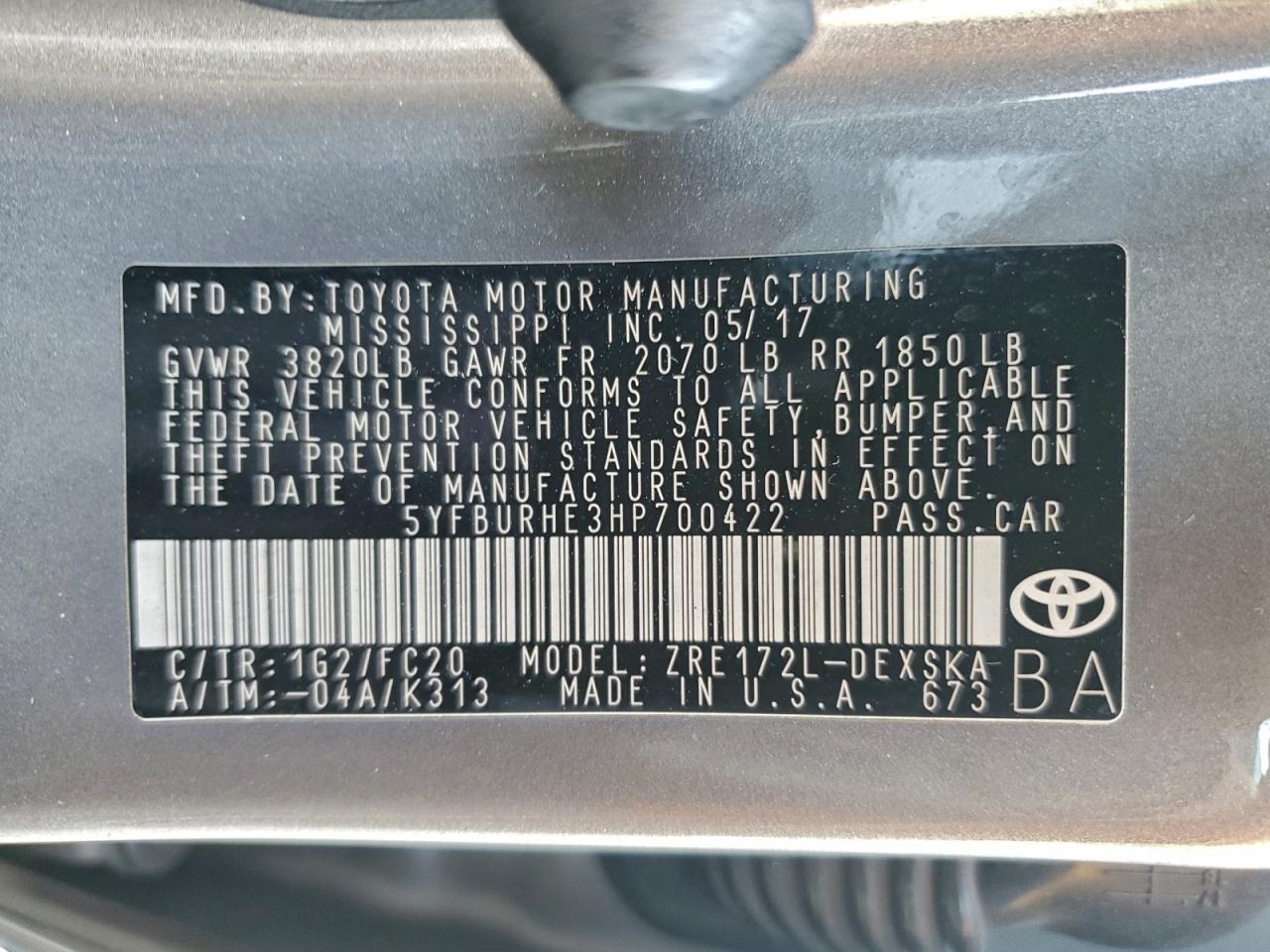 Toyota Corolla L Image 10