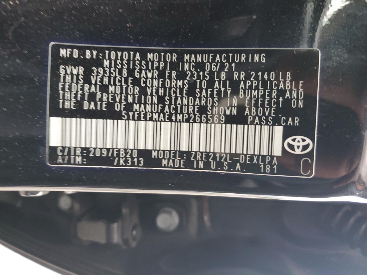 Toyota Corolla Le Image 8