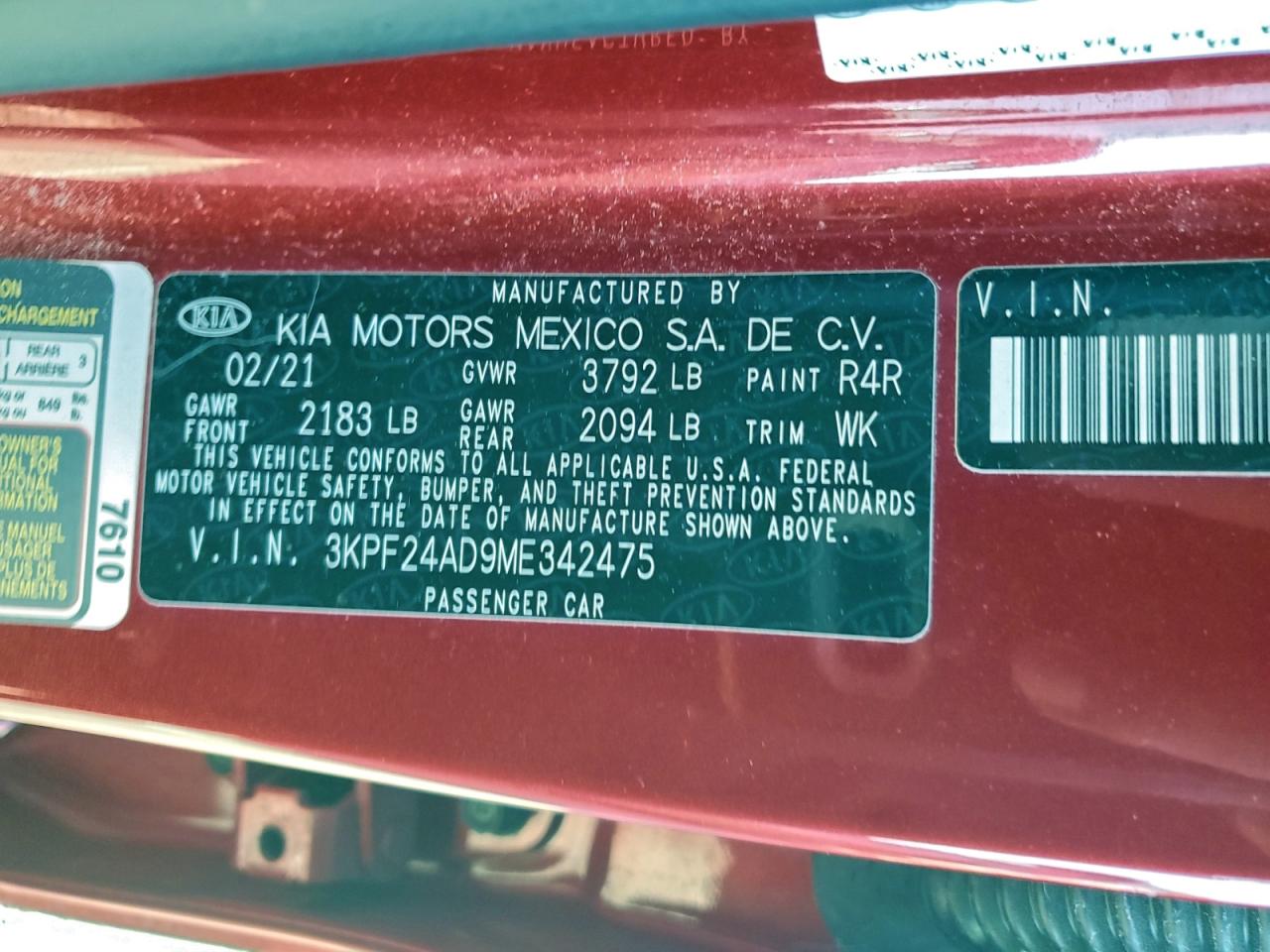 Kia Forte Fe Image 11