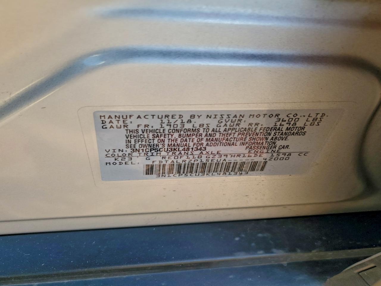 Nissan Kicks S Image 8