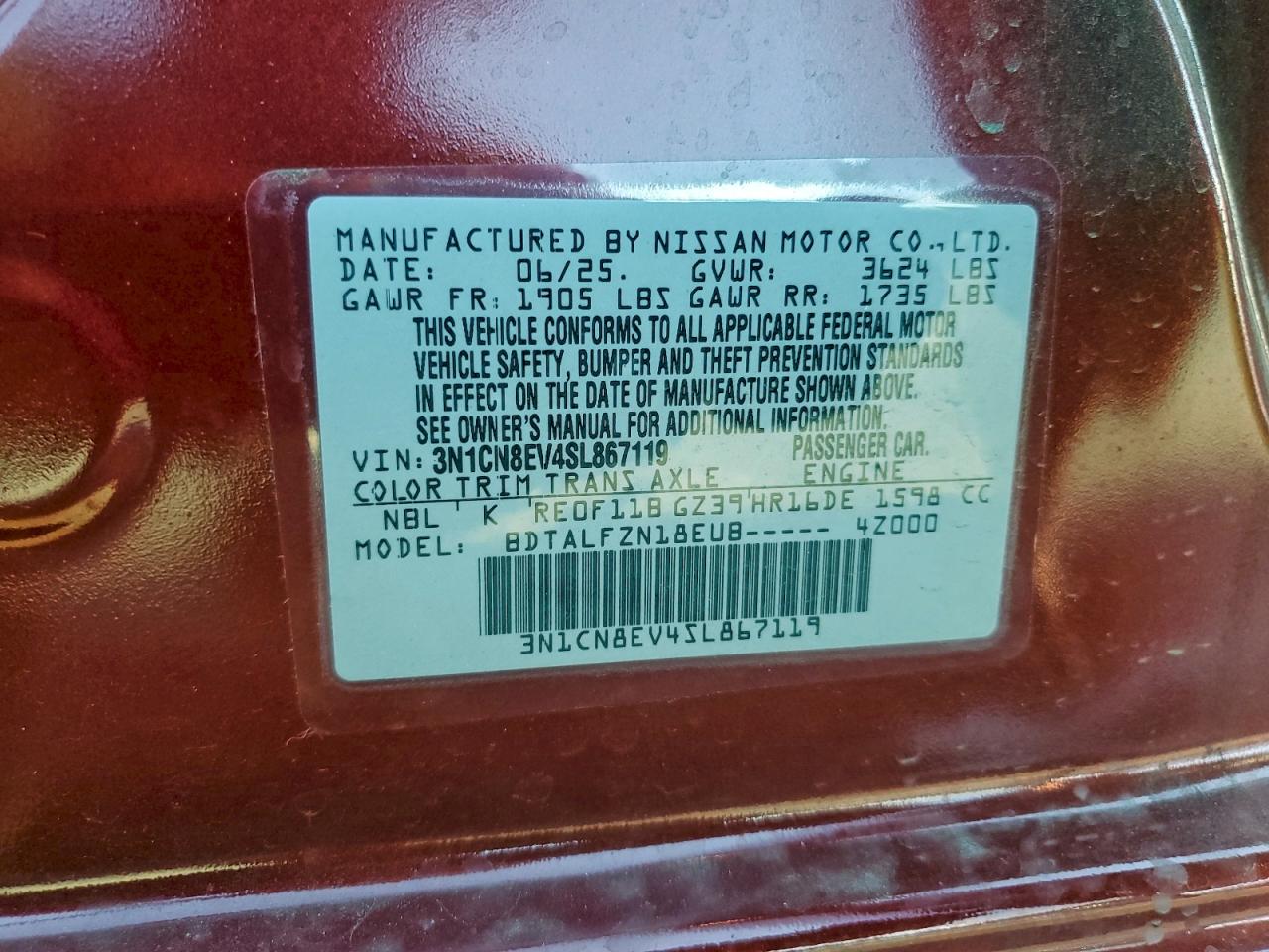 Nissan Versa Sv Image 12