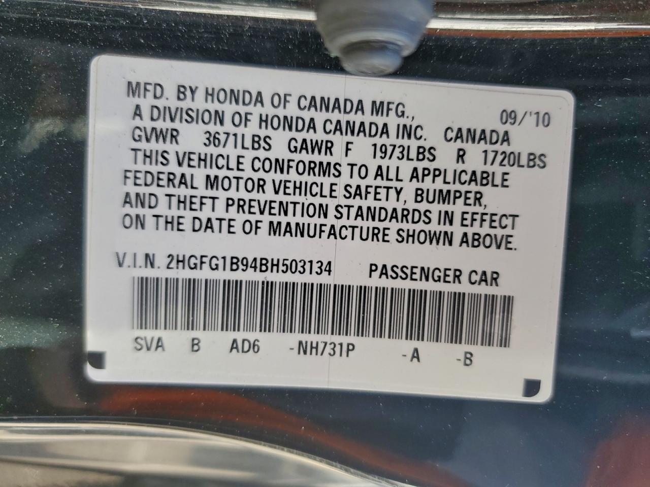 Honda Civic Exl Image 11