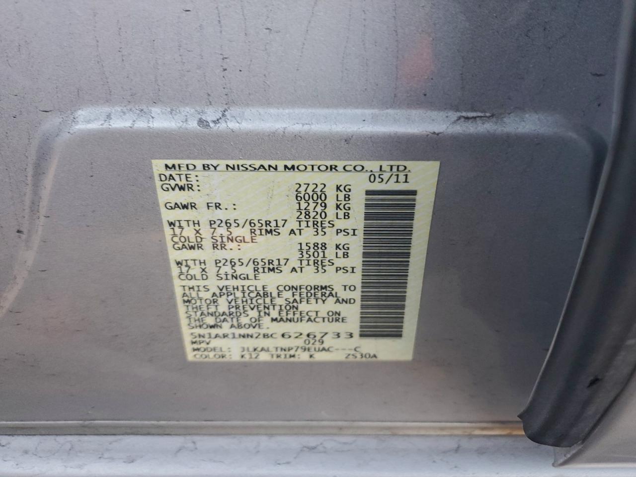 Nissan Pathfinder S Image 10