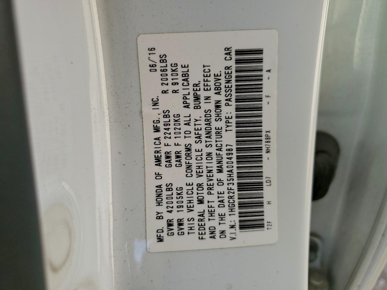 Honda Accord Lx Image 10