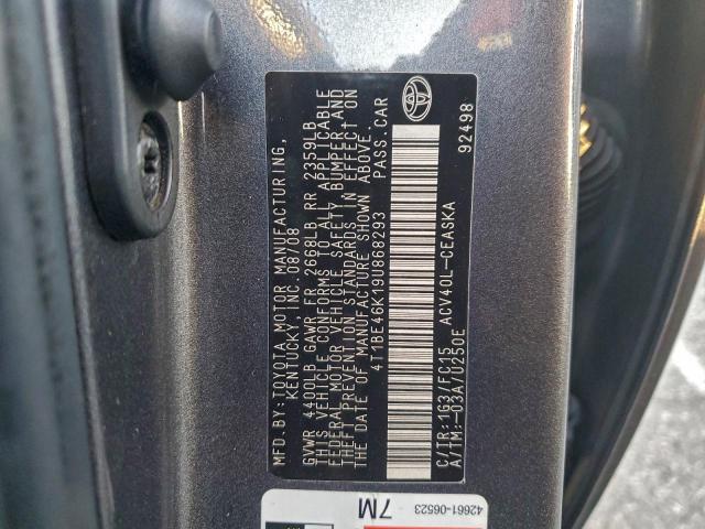 Toyota Camry Base Image 8