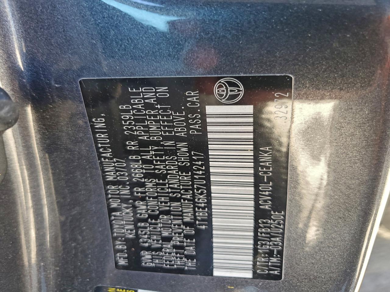 Toyota Camry Ce Image 9