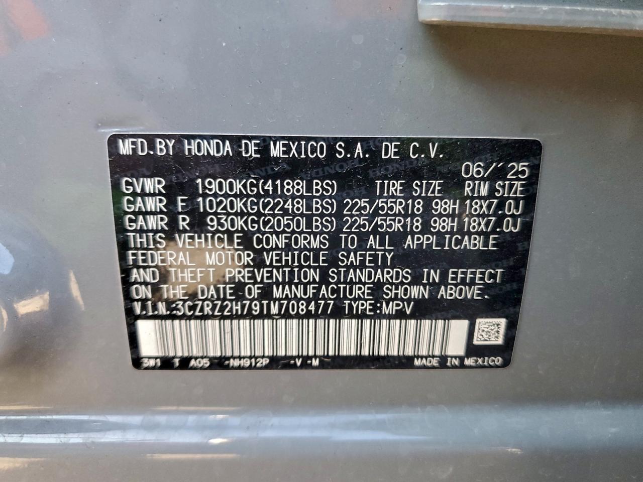 Honda HR-V Exl Image 7