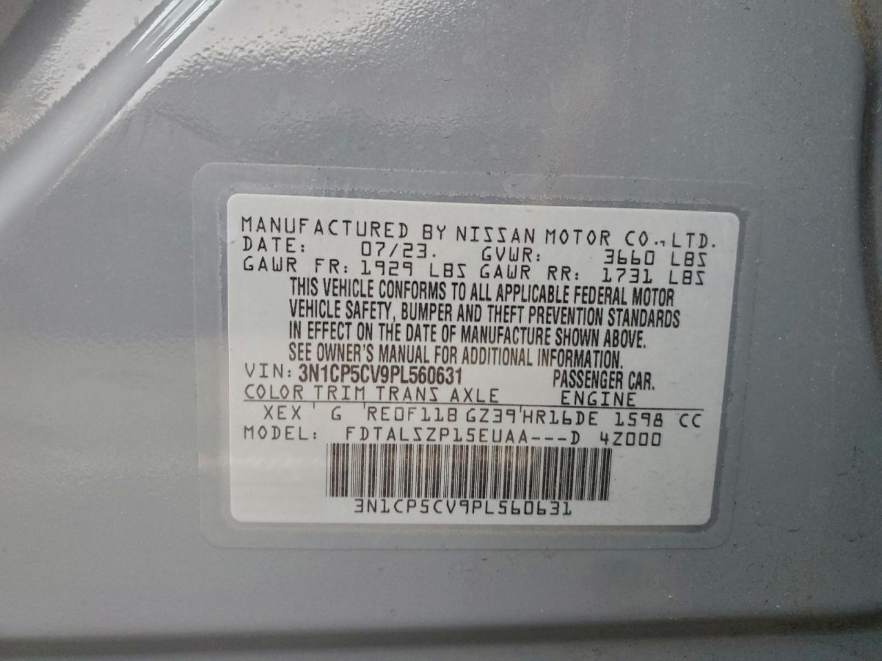 Nissan Kicks Sv Image 9