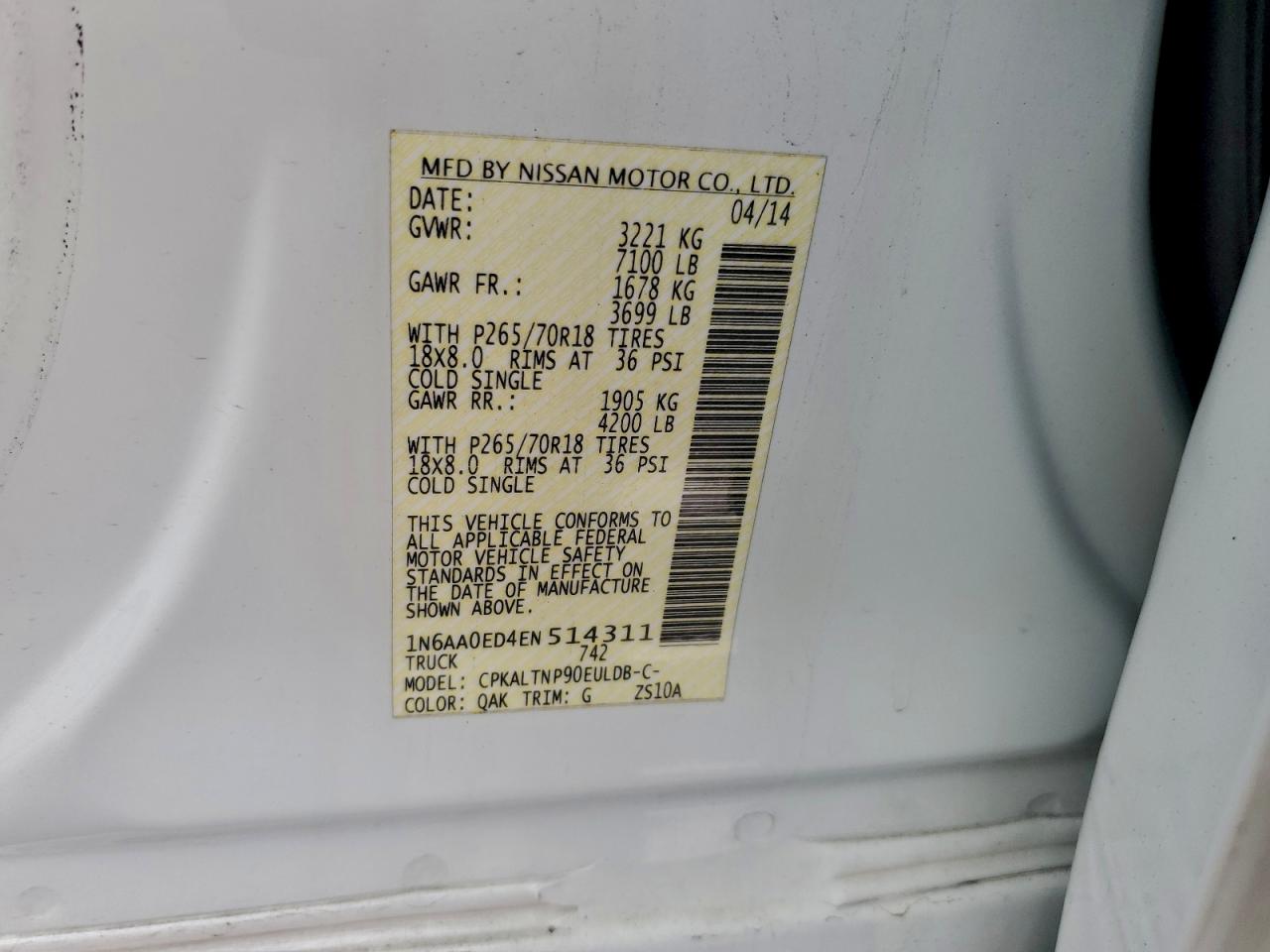 Nissan Titan S Image 11