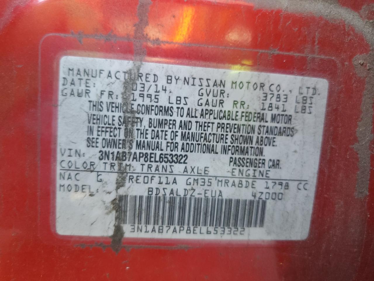 Nissan Sentra S Image 4