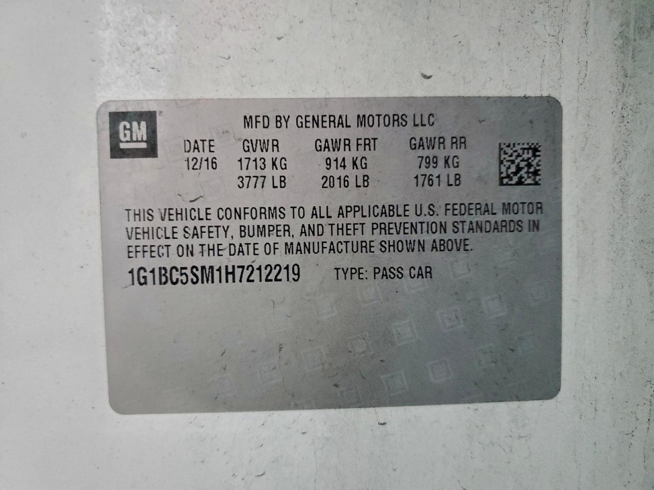 Chevrolet Cruze Ls Image 4