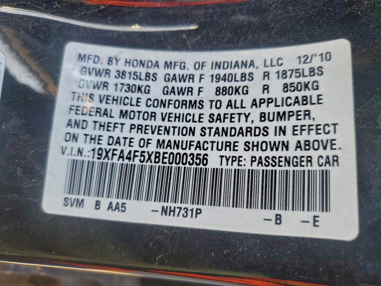 Honda Civic Gx Image 3