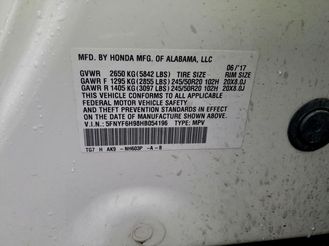 Honda Pilot Touring Image 12