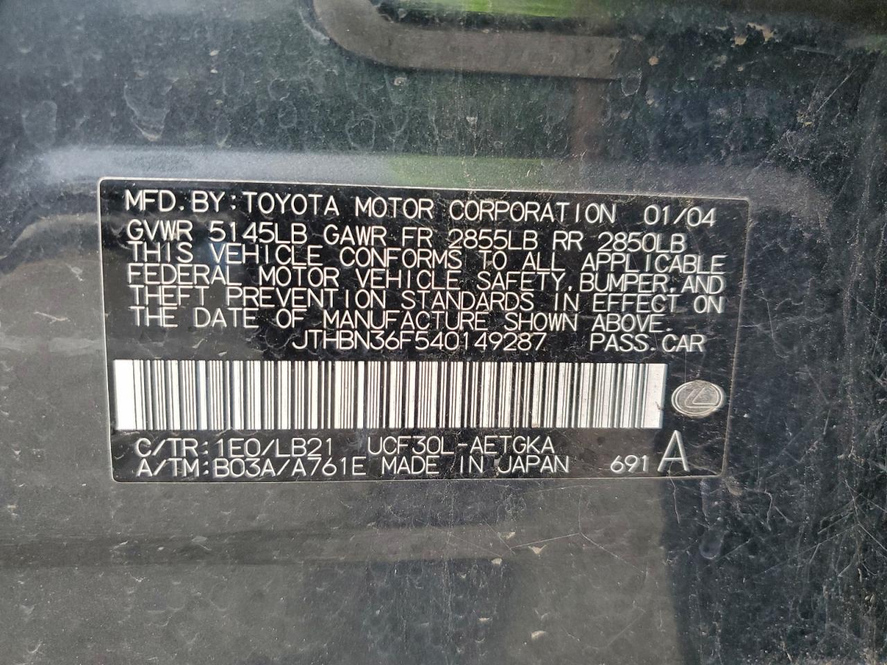 Lexus LS 430 Image 4