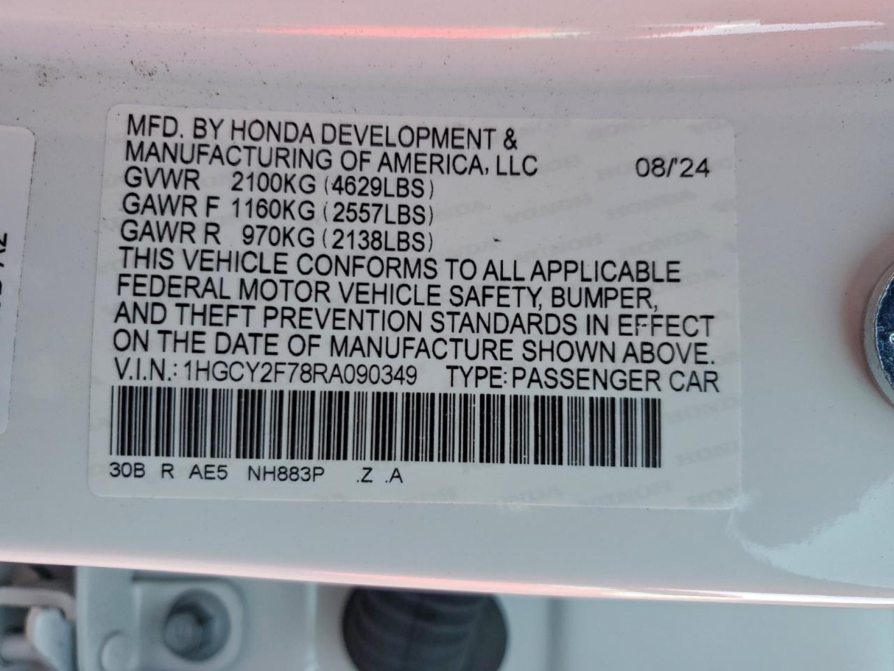 Honda Accord Hybrid Sport-l Image 8