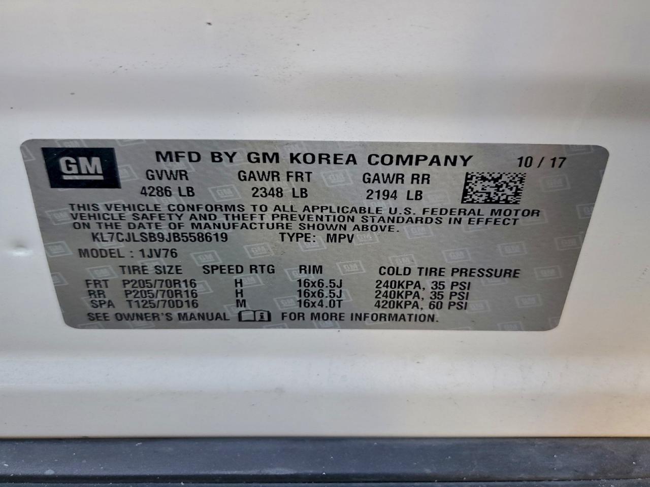 Chevrolet Trax 1lt Image 9