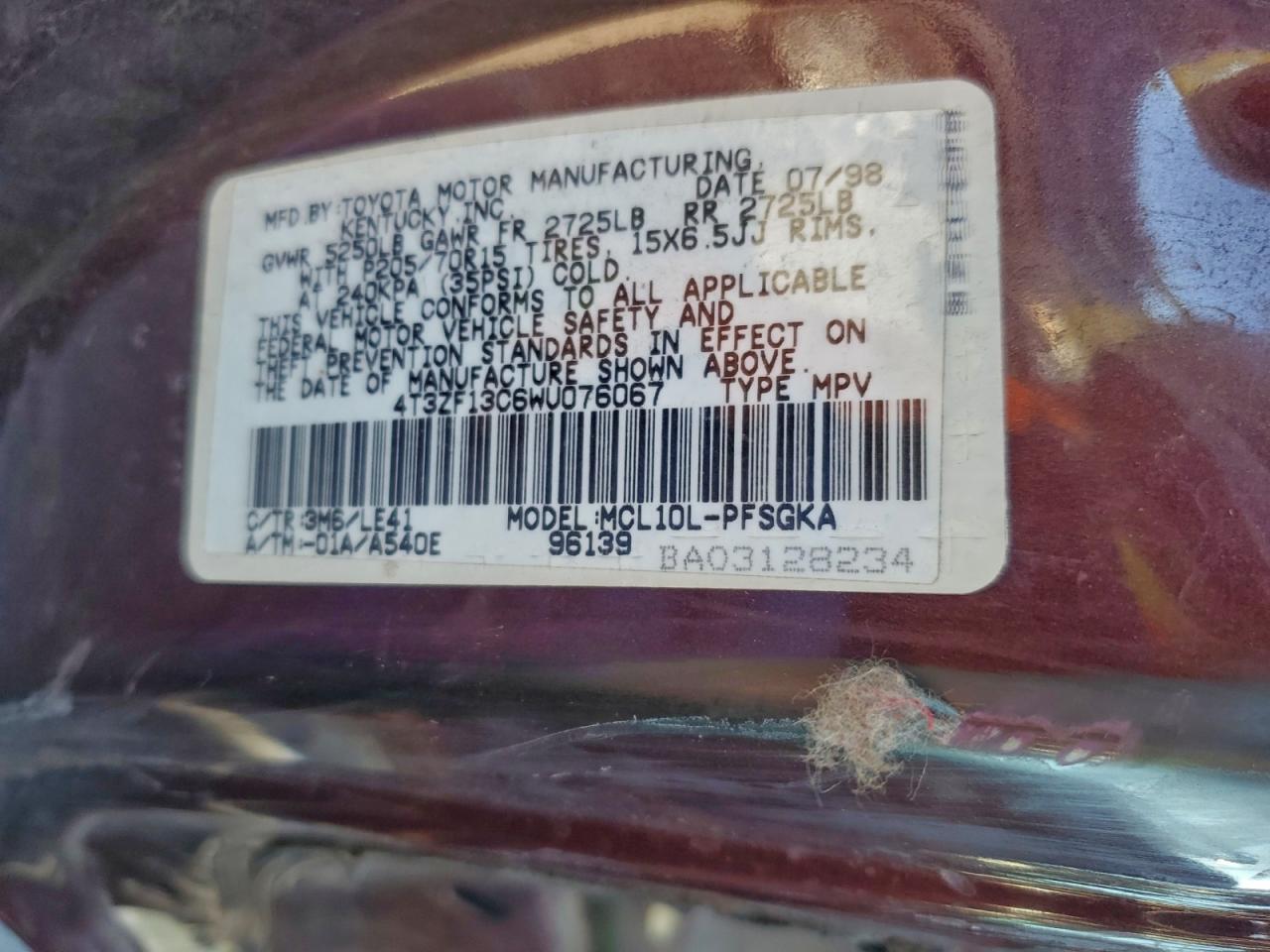 Toyota Sienna Le Image 3