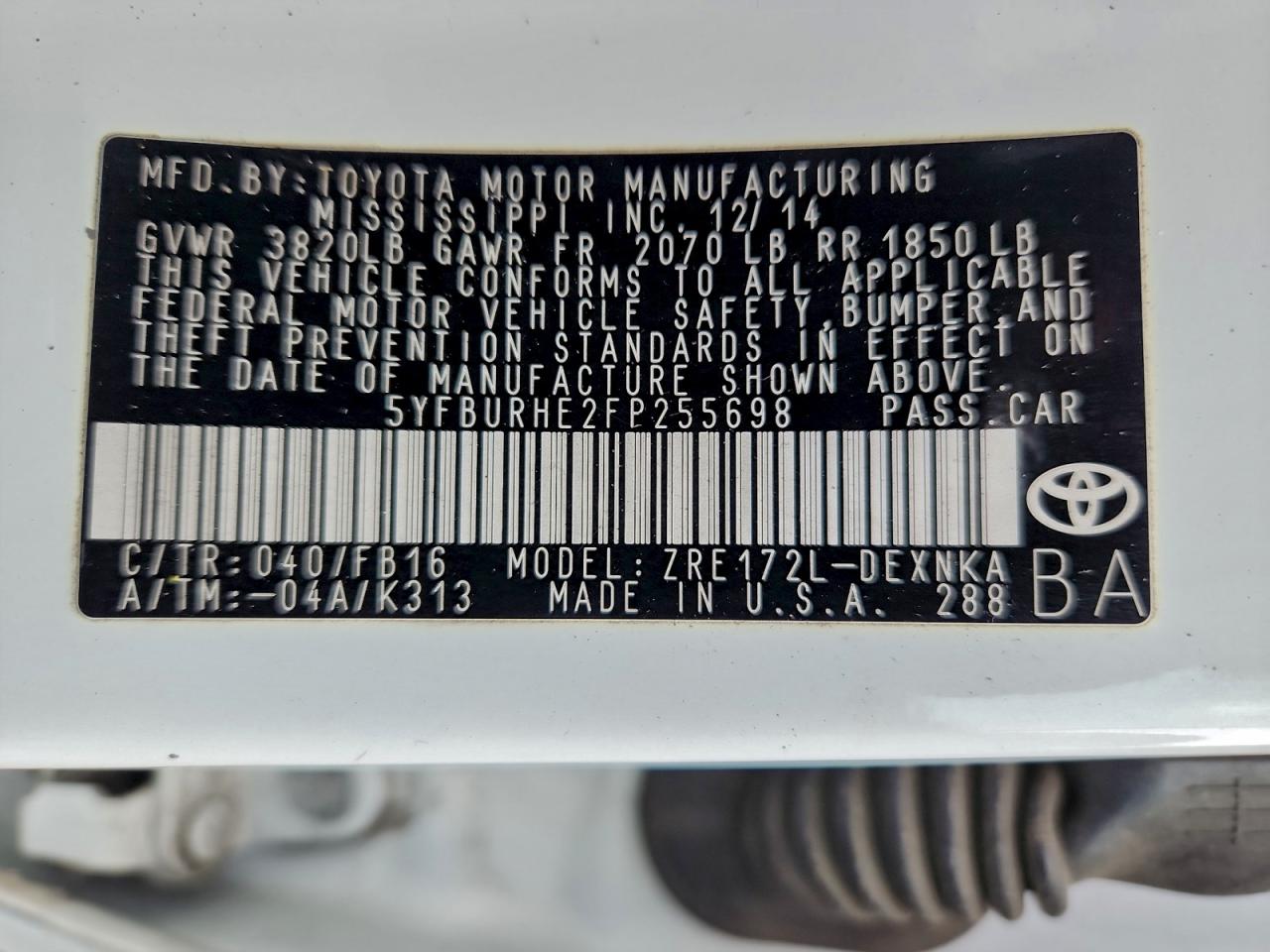 Toyota Corolla L Image 7