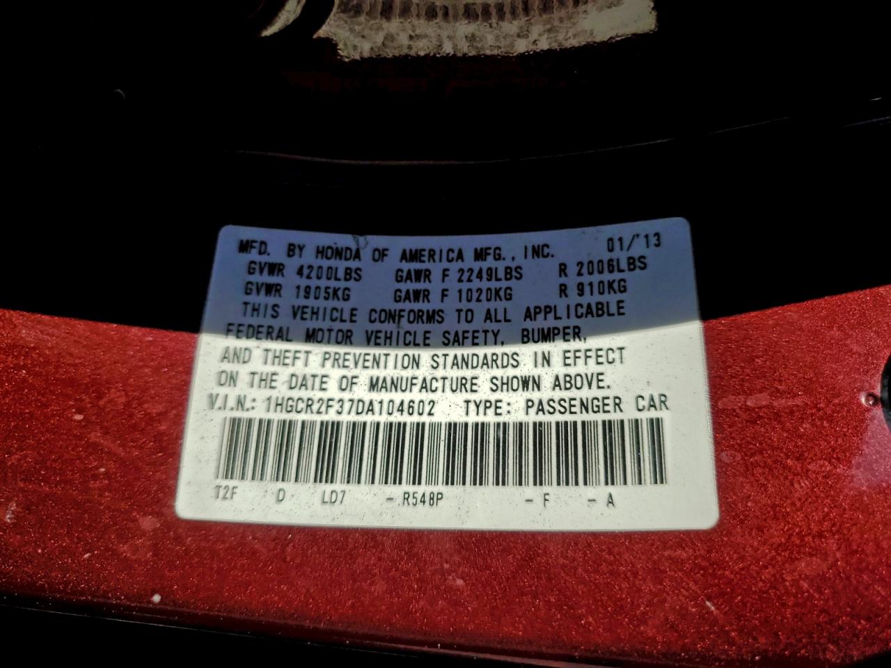 Honda Accord Lx Image 10