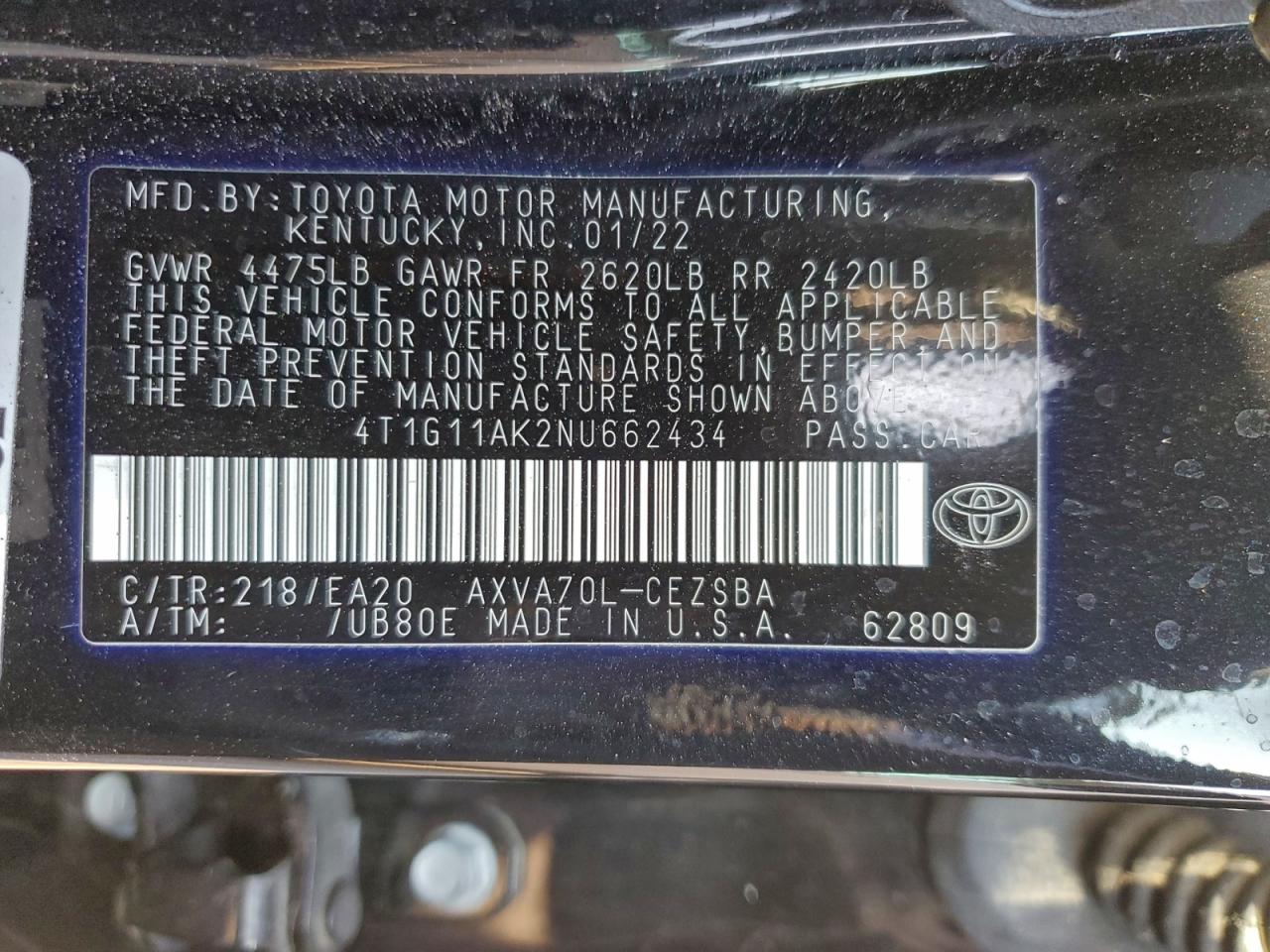 Toyota Camry Se Image 8