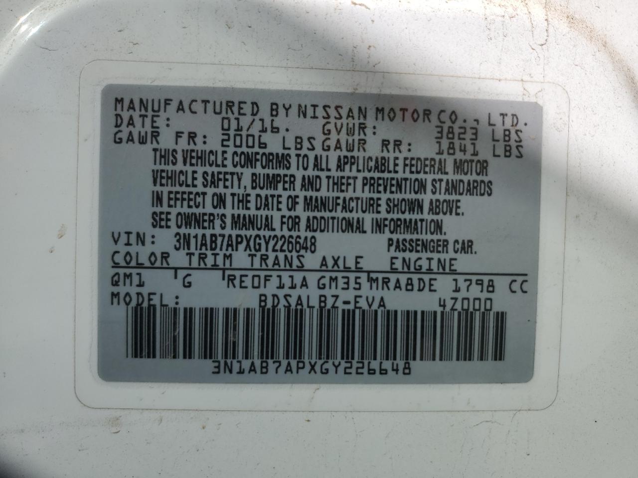 Nissan Sentra S Image 6